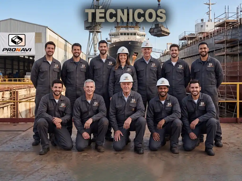 Técnicos certificados executando manutenção preventiva de ativos